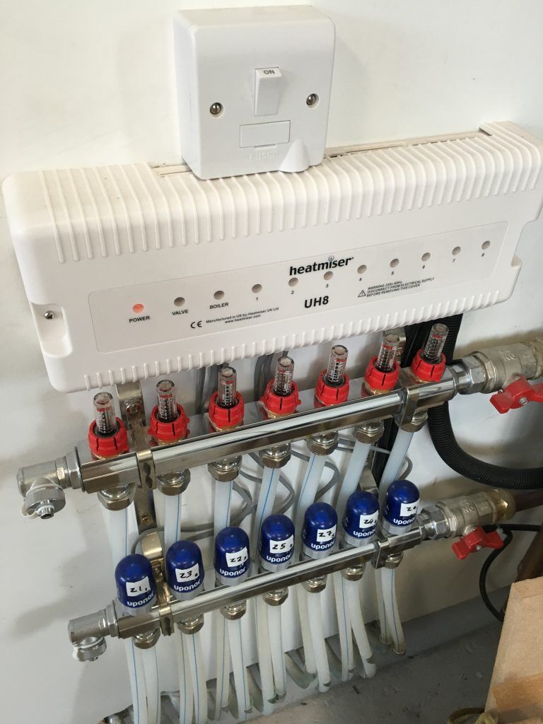 Underfloor heating manifold